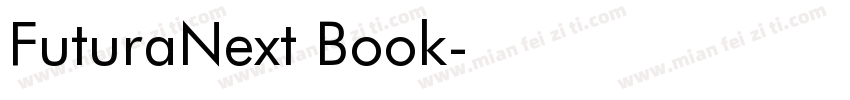 FuturaNext Book字体转换
